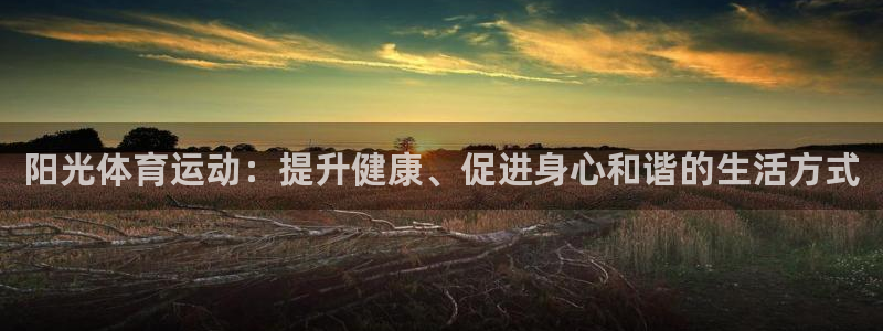 ug环球官网登录入口：阳光体育运动：提升健康、促进身心和谐的生活方式
