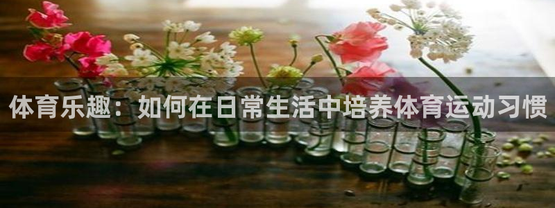 ug环球官网：体育乐趣：如何在日常生活中培养体育运动习惯