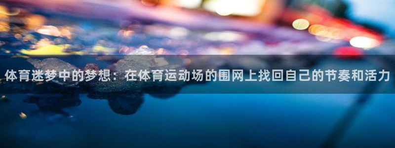 ug环球官网登录入口：体育迷梦中的梦想：在体育运动场的围网上找回自己的节奏和活力