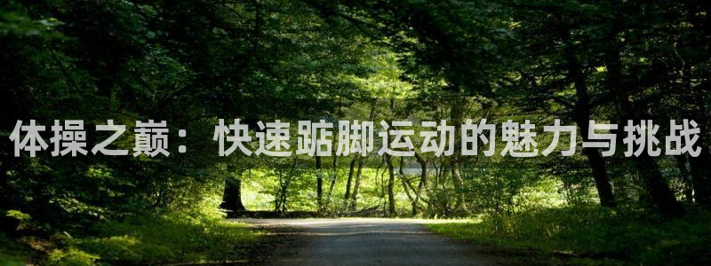 ug环球官网：体操之巅：快速踮脚运动的魅力与挑战